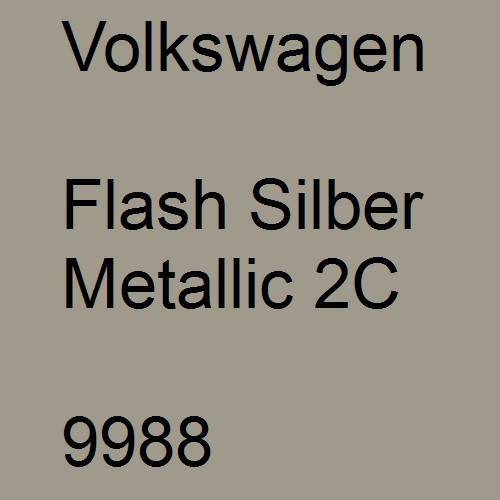 Volkswagen, Flash Silber Metallic 2C, 9988.